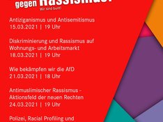 internationale Woche gegen Rassismus