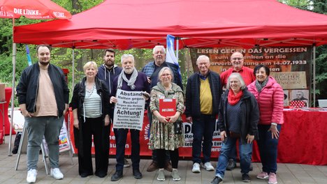 Gruppen-Foto vom Stand